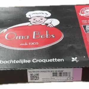 Oma Bobs kalfsvleescroquetten 20 stuks x 100 gram