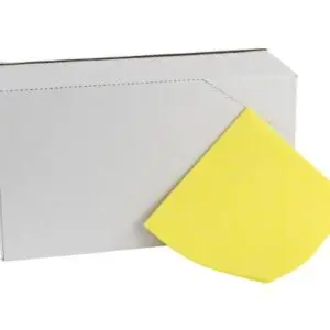 Vaatdoek viscose geel 125 grams 38x40cm, OMDOOS 50 STUKS