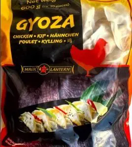 Chicken Gyoza, 30 stuks (20g per stuk, totaal 600g)