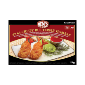 Ben's Butterfly Crispy Garnalen 65 gram x 15 stuks