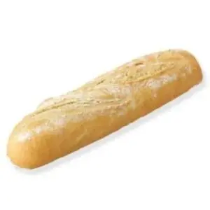 PLUS half Frans stokbrood wit bebloemd 40 x 165 gram, 27 cm per stuk